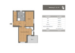 Grundriss OG rechts - NEUBAU Wohnanlage – 7 Wohneinheiten! Steuervorteil durch erhöhte Abschreibung §7b EStG