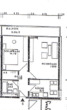 Grunriss - Vermietete 2-Zimmer-Wohnung mit Balkon und Weitblick zu verkaufen!