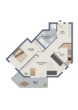 Grundriss - Schicke 2-Zimmer-Erdgeschosswohnung mit Balkon und TG-Stellplatz!