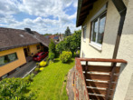 Ausblick Balkon OG - Gepflegt und familienfreundlich! - Zweifamilienhaus in ruhiger Lage von Beiersdorf bei Coburg - Eigennutzung möglich!