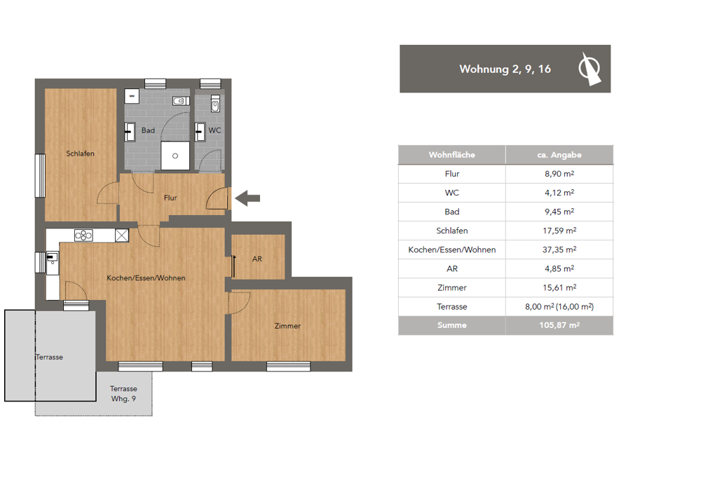 Grundriss EG links