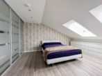 Schlafzimmer - Hochwertig sanierte und vollausgestattete 2-Zimmer-Maisonette-Wohnung in Bad Rodach