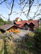 Gartenansicht - Mehrfamilienhaus mit moderner Praxis und ehemaliger Brauerei auf großzügigem Grundstück in Meeder!