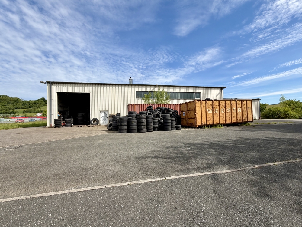 Gewerbehalle Rückansicht
