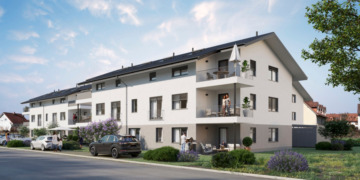 NEUBAU – Eigentumswohnungen in Untersiemau! Moderne Wohnungen im Obergeschoss mit Balkon und Parkplatzmöglichkeit!, 96253 Untersiemau, Etagenwohnung