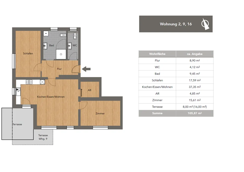 Grundriss EG links