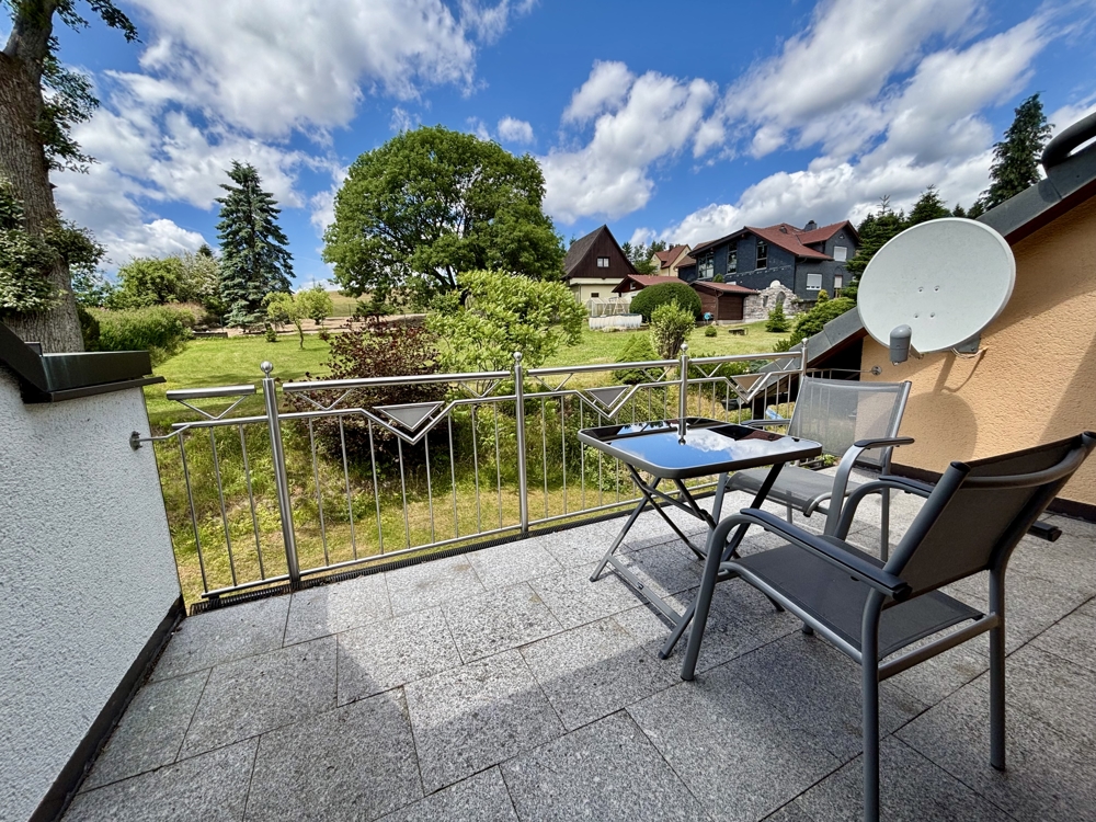 Balkon mit Aussicht