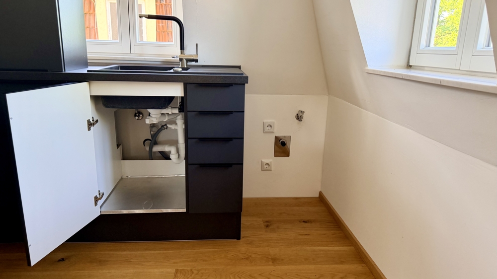 Platz für die Waschmaschine